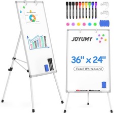 White Board Dry Erase with Stand 36x24in White Board Easel with Height