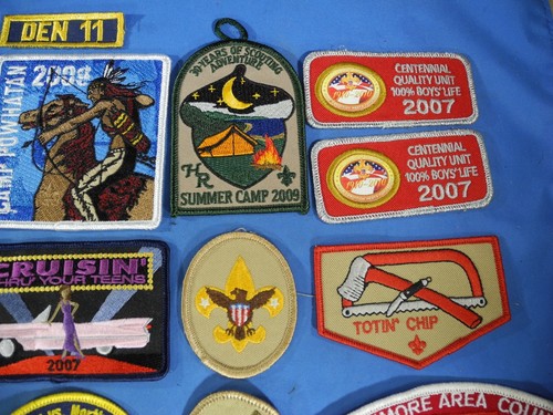 Boy Scouts of America sortiert Posten 30 Aufnäher Pins Abzeichen Gürtelschlaufe - Bild 7 von 9
