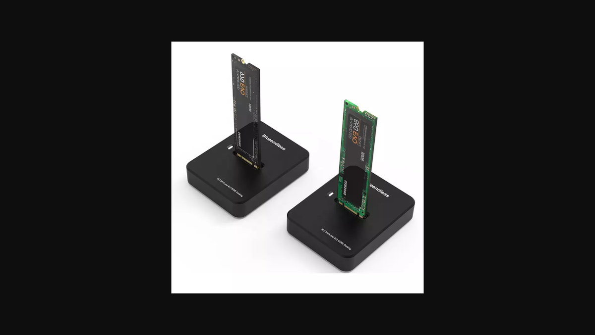 Station D'accueil 4 Baies Pour SSD M.2 NVMe/SATA - USB-C 10Gbps - PC, Mac, Smartphone (Neuf)