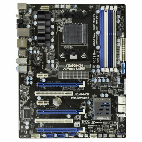 For ASROCK 970 Extreme 4 Gaming Motherboard AMD AM3/AM3+ DDR3 32G ATX Mainboard - Picture 3 of 3