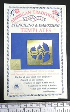Stencil and Embossing Template - Barker ref:HF-8