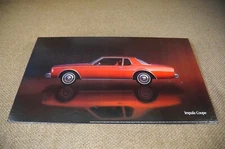 NOS 1977 Chevrolet Impala Coupe Dealership Showroom Floor Poster Artwork OK GM