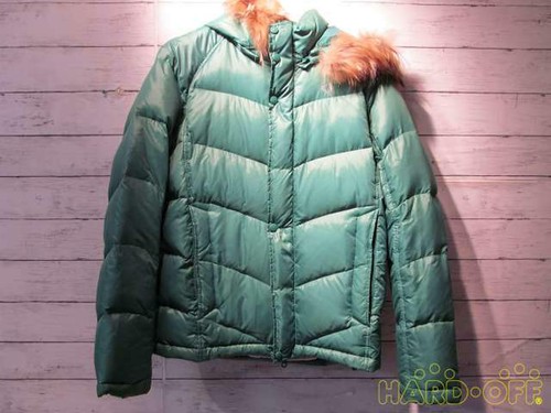 Fred Perry Down Jacket With Fur Green 