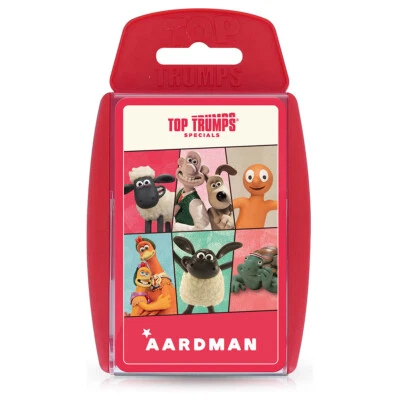 Winning Moves Top Trumps: World of Aardman Complete Card Game 2 Players Aged 8+