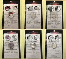 Int. Year of Astronomy, All World Silver Coins Proof + COA, SELECTION (R7-11-12