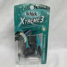 Schick Xtreme 3 Men’s Disposable 3-Blade Razors Pack of 8 Each