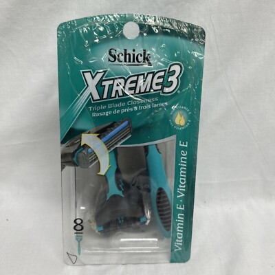 Schick Xtreme 3 Men s Disposable 3-Blade Razors Pack of 8 Each