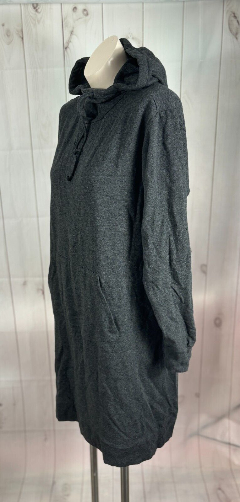 Torrid Solid Gray Mini French Terry Sweatshirt Ho… - image 6