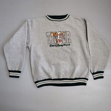 Vintage Walt Disney World Winnie The Pooh Tigger Crewneck Sweatshirt Large
