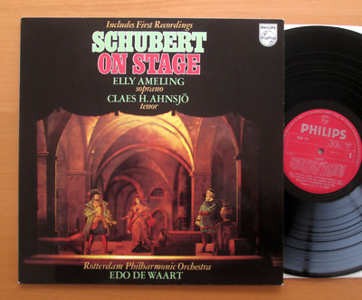 Philips 9500 170 Schubert On Stage Elly Ameling Claes H. Ahnsjo NEAR MINT insert