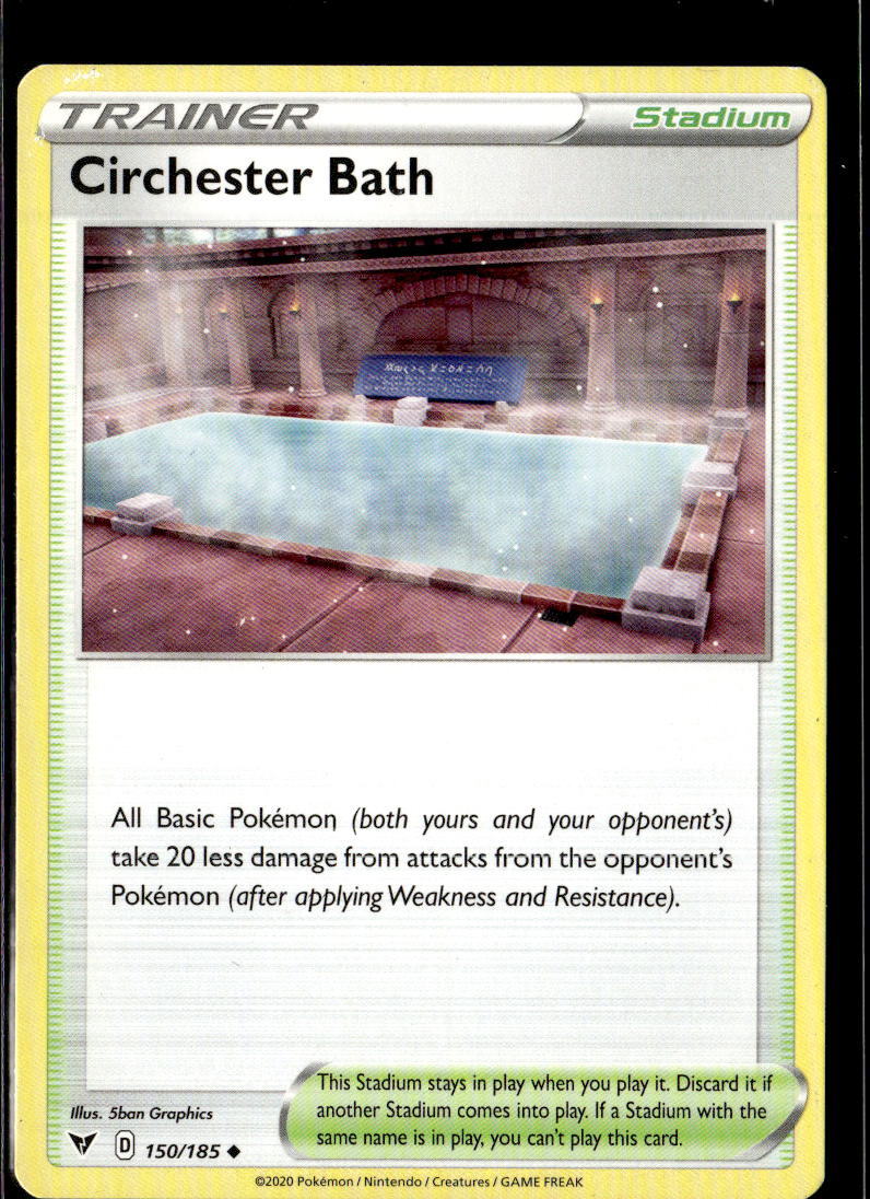 Pokemon Circhester Bath 150/185 Vivid Voltage Non Holo UnCommon 4 Card Lot