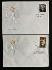 SATZ 1964-1965 ERSTTAGSBRIEFE DDR GEBURTSTAGEN