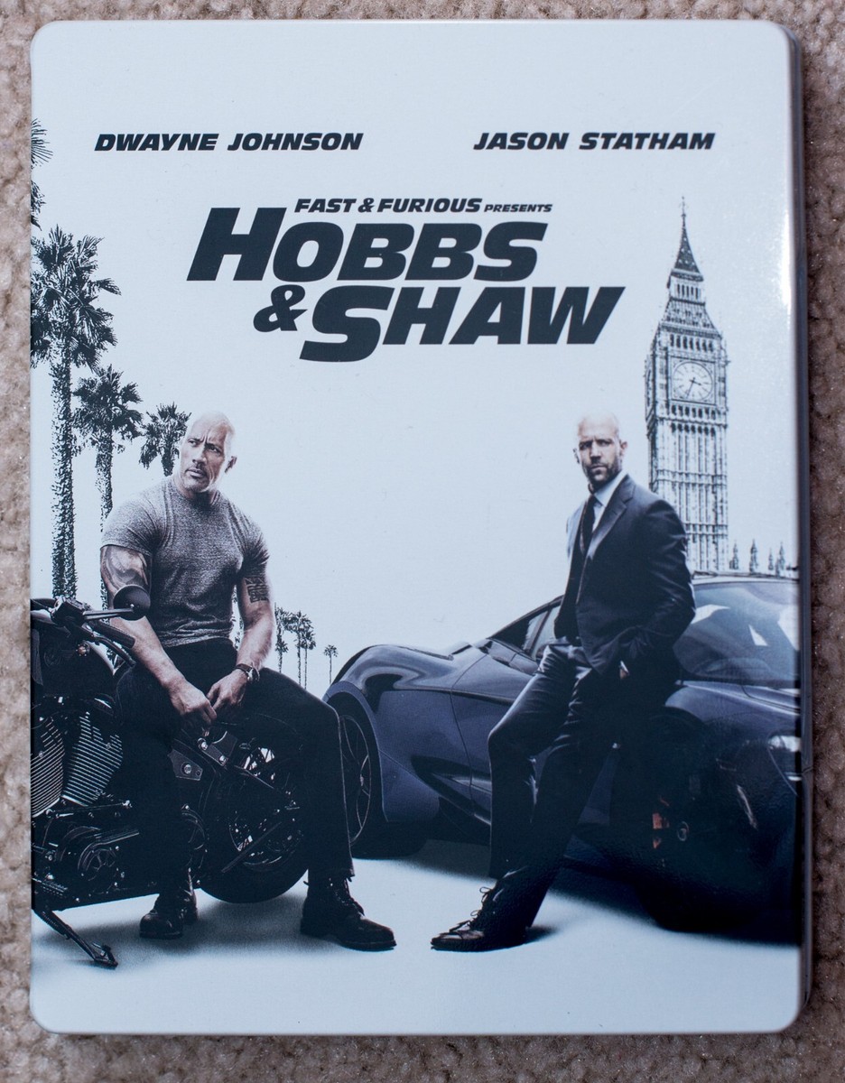 Fast & Furious: Hobbs and Shaw Steelbook (4K + Blu ray + Digital