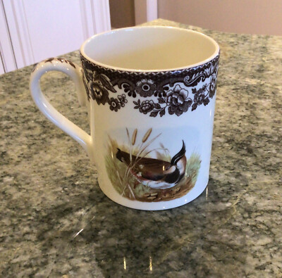 SPODE WOODLAND LARGE MUG - LAPWING PATTERN 16 OZ NEW WITH STICKER  