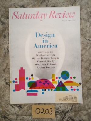 Saturday Review Magazine / May 23 1964 / Design In America / Wolf Van Eckardt