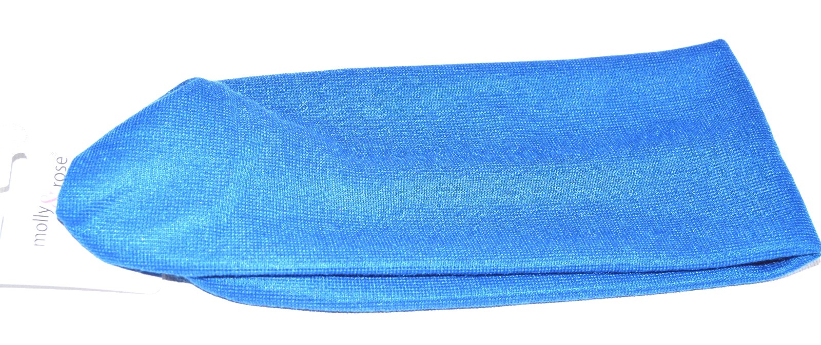 NEW Plain Blue Wide Stretch Headband Bandeaux Festivals Prom Fashion Hippy