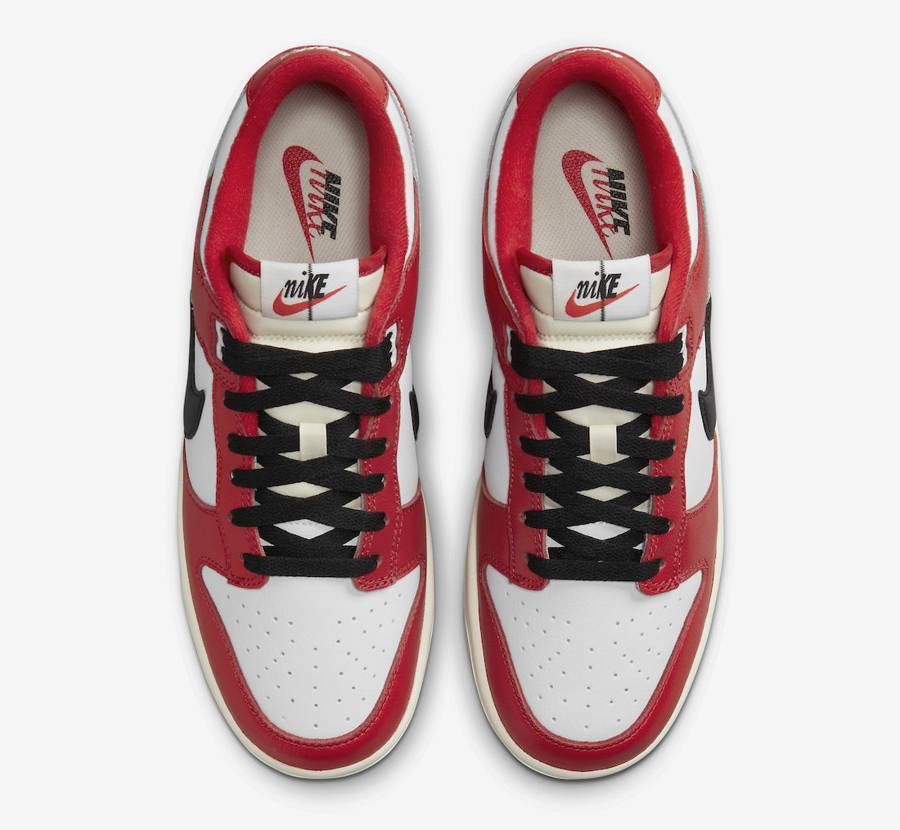 Nike Dunk Low Retro PRM Chicago Split DZ2536-600 Men US 6