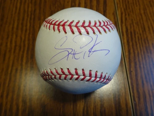Scott Podsednik Auto OML Baseball Schwartz Sports Authenticated Autograph
