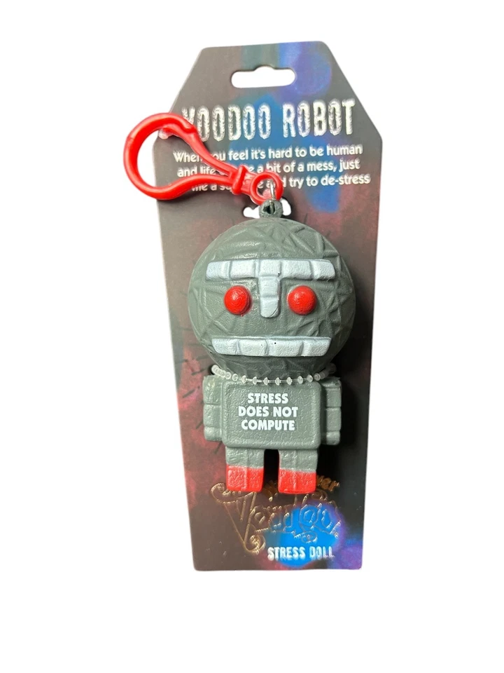 Watchover Voodoo Doll Keyring Stress Reliever Bag Charm Wedding Birthday Gift - Image 3 of 4
