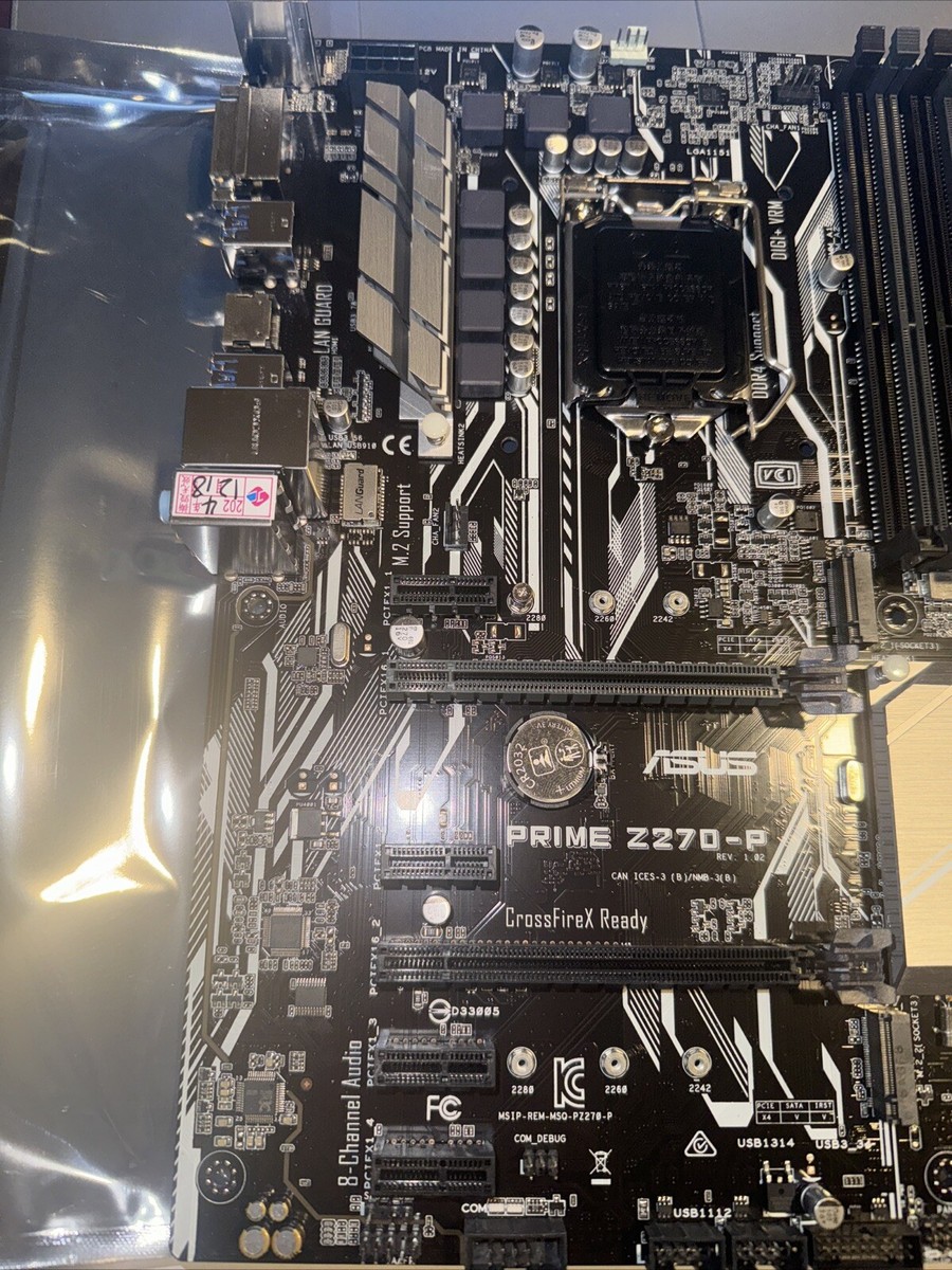Asus PRIME Z270-P Intel Motherboard Z270 1151 socket ATX USB3.0