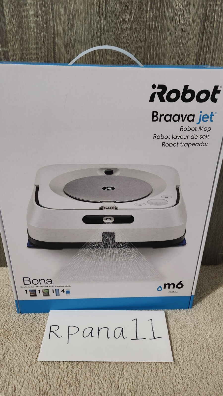 iRobot Braava Jet m6 6110 Robot Mop Floor Spray Cleaner Smart Wi-Fi Connected