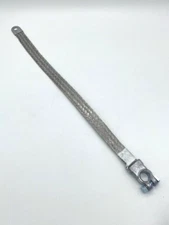 19" Braided Ground Strap Top Post Terminal 4 Gauge Battery Cable
