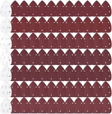 84PCS 40 60 80 120 180 240 320 Grit Mouse Detail Sander Sandpaper Sanding Pads
