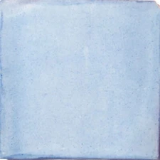 S#003) Mexican Tile sample Ceramic Handmade 4x4 inch, BLUE JEAN