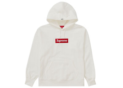 NEW Supreme Box Logo BOGO Hooded Sweatshirt (FW21) White Size