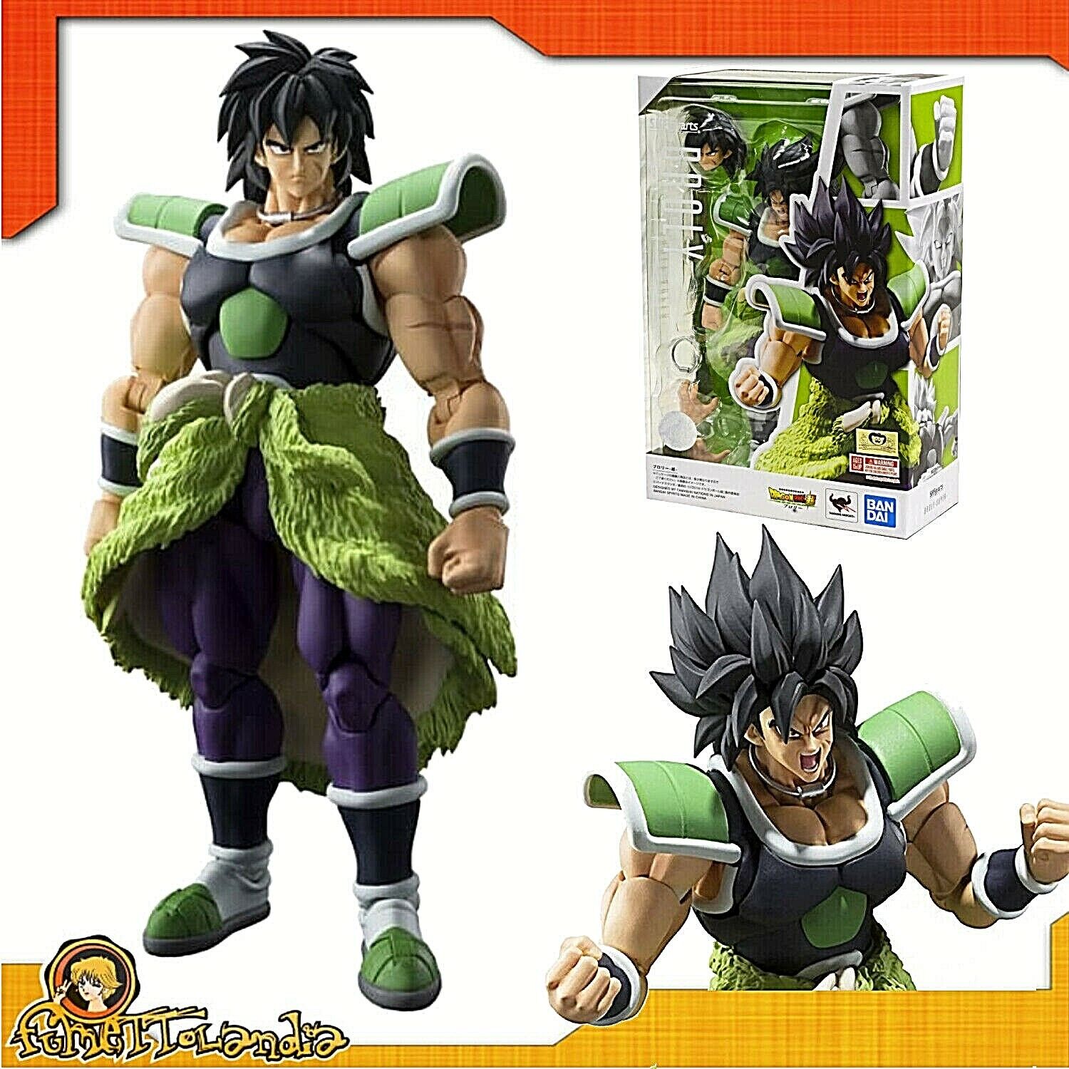 DragonBall Super Broly Saiyan Bandai Movie Heroes Figuarts Action Figure