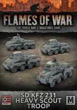 Flames of War - German: Sd Kfz 231 Heavy Scout Troop GBX113