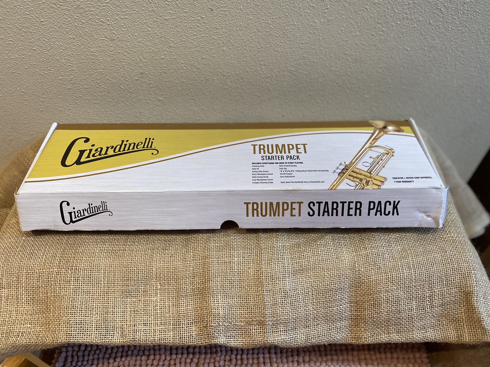 Giardinelli Trumpet Starter Pack Care Cleaning Kit Folding Music Stand eBay