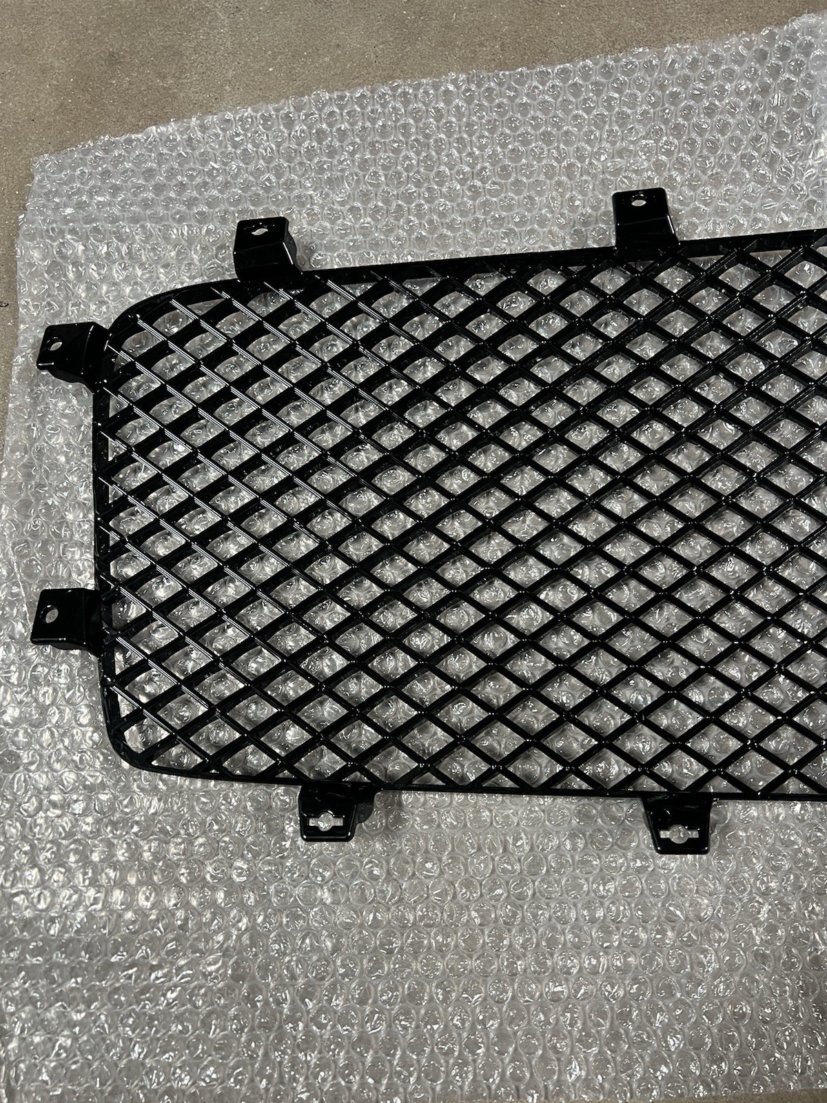 14-19 Bentley Flying Spur Bumper Radiator Grille Black Mesh Replacement New