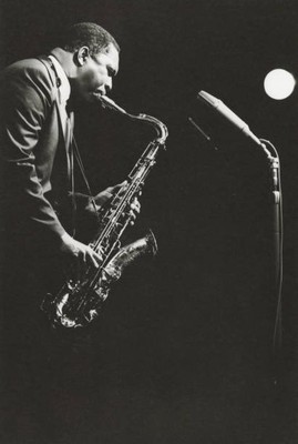 John Coltrane Plays Into A Neumann Microphone Tokyo OLD JAZZ PHOTO