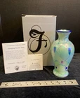 VTG Fenton Hanging Hearts Vase; Dave Fetty Design; Ltd Production; Original Box