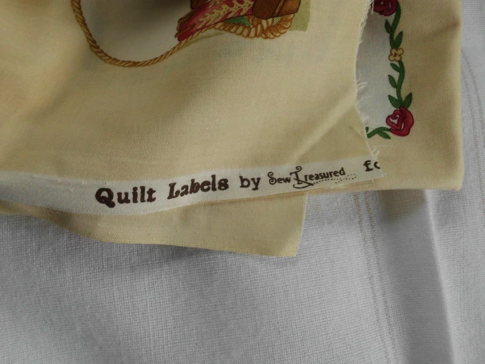 MODA FABRIC PANEL of QUILT LABELS by SEW TREASURED #51202 VARIOUS DESIGNS x 28 - Image 2 of 4