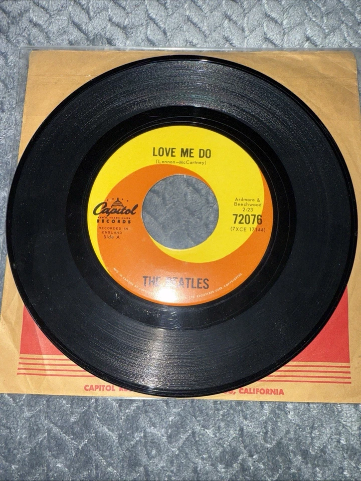 BEATLES Very Rare 1962 -63 P.S.I LOVE You /Love ME DO #72076 Capitol of Canada - - Image 2 of 4