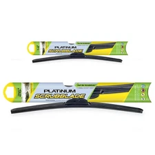 For Nissan Versa Scrubblade Platinum Wiper Blade Set CSW