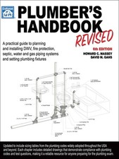 Plumber's Handbook Revised 6th Edition by Howard Massey Paperback Book