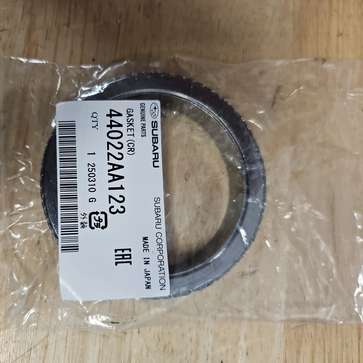 Junta De Escape Original Subaru Para Forester Y Legacy – Referencia 44022AA123, Metal, Sello De Tubo
