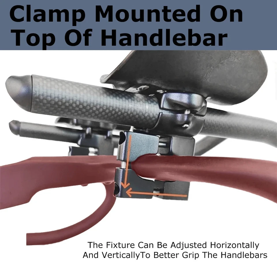 Bicicleta de Carretera Triatlón Contrarreloj Aero Manillar Carbono Mate/Brillante Resto Barra TT Foto 4 de 4