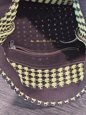  x Wales Bonner Crochet Bagコラボ adidas x Wales Bonner Crochet Gym Bag Frozen Yellow/ Night Brown