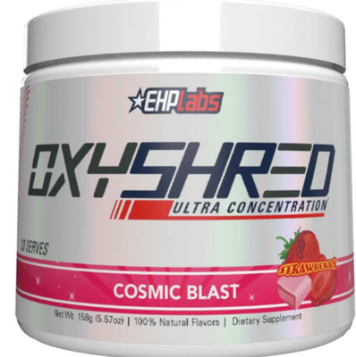 EHPlabs OxyShred Ultra Concentration Pre Workout Powder - 33 Serves, 150mg Caffe