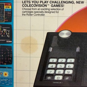 1983 Coleco ColecoVision Roller Controller with Slither Cartridge New Sealed