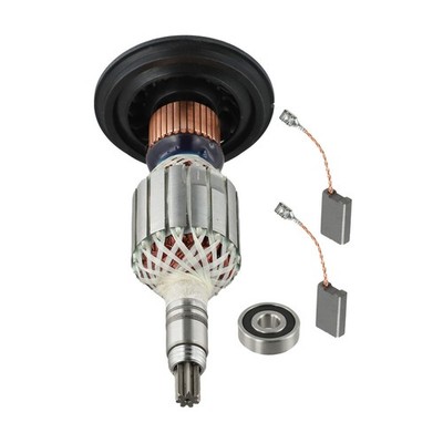 Carbonbürste Rotoranker 220-240 V 50 Hz Feine Verarbeitung Grau Metall