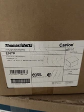 Lot Of 10 CARLON CANTEX 6x6x4 PVC Boxes Weatherproof