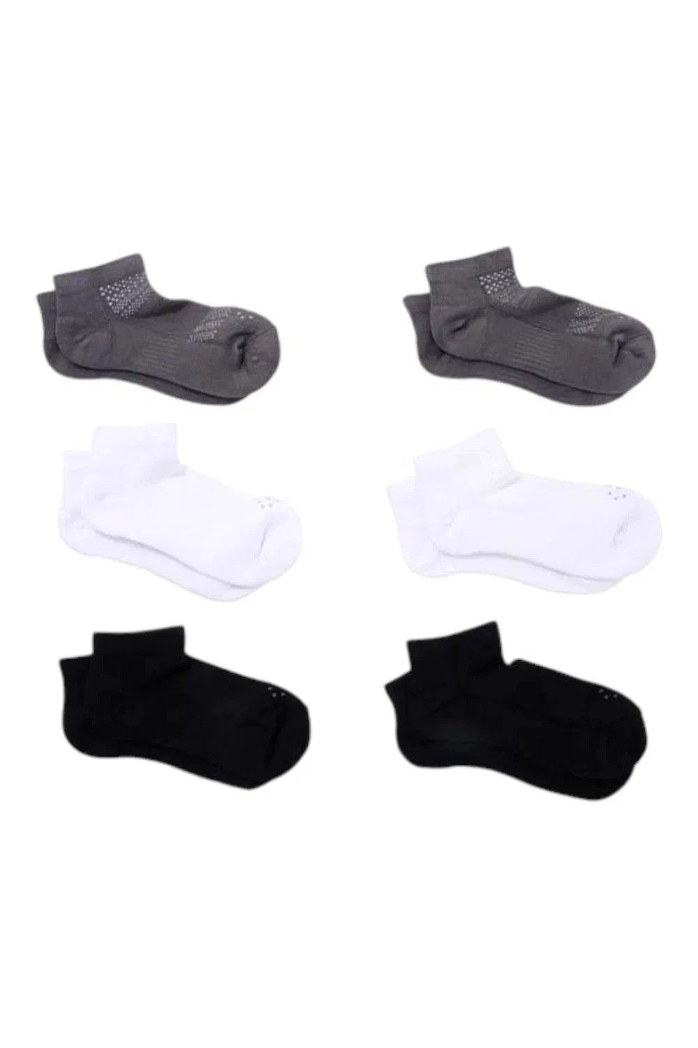 Copper Life 6-pack Bamboo Compression Ankle Socks Basics