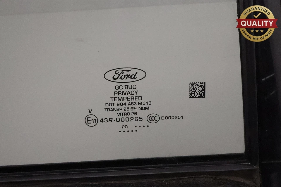 Ford Explorer 2020-2025 puerta trasera derecha ventana vidrio canal de funcionamiento sello vidrio OEM Foto 4 de 4