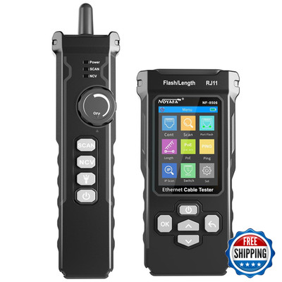 Noyafa Nf-8506 Network Cable Tester Ip Scan Cat5 Cat6 Ethernet Cable Tester Poe
