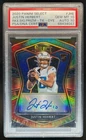 2020 Select Justin Herbert Rookie RC Tie Dye Prizm Auto #8/10 Chargers PSA 10